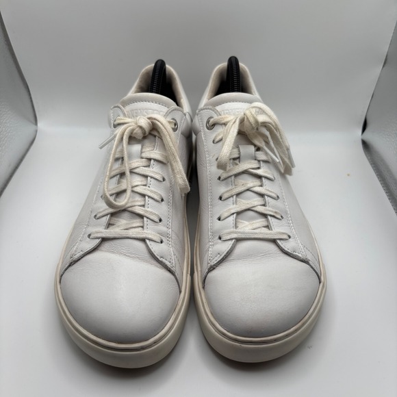 Birkenstock Bend White Leather Sneakers Women's Size EU 41 EUC - Picture 3 of 8